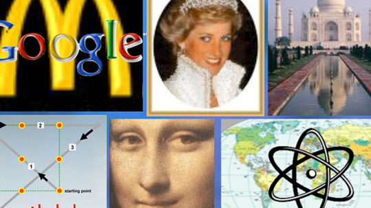 A collage of different pictures with the word " google ".